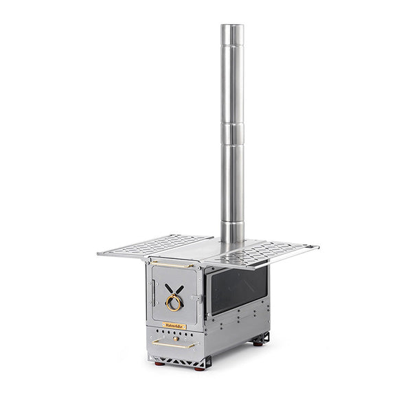 Icefield™ Tabletop Wood-Burning Stove with Chimney